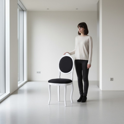 Krzesło do jadalni Fotel Krzesło design krzesło tapicerowane fotele fotel Meble Lehn
