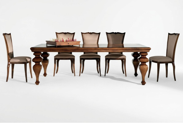 Tabela Meble Stół obiadowy Naturalne Drewno Styl Retro jadalnia Salon Jadalnia Stoły Drewno
