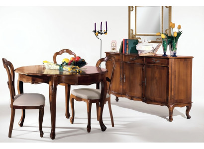 Szafa Wohn Pokój Półka Luxury Drewno Design Kredens Kredens Side Brown Meble