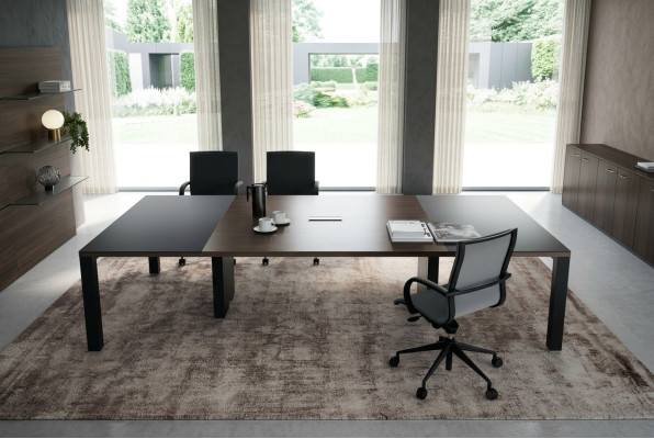 stoły Tabela Office Design Drewno Meeting Meble Stół konferencyjny Meble biurowe Frezza