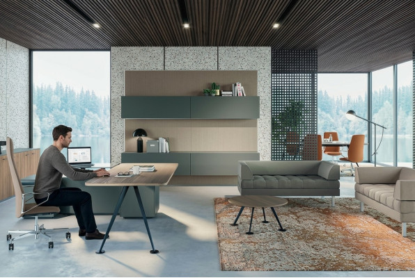 Biurko narożne Meble Biuro Pokój Meble Design Biurko Drewno Tabela stoły