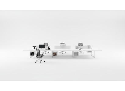 Biurko komputerowe Biurko Counter 6-osobowy stolik pod laptop stoły stół do pracy Nowe