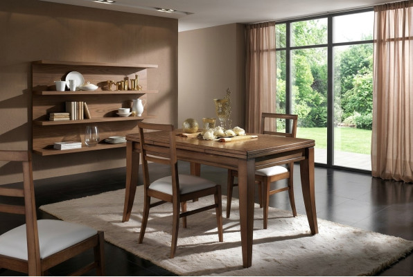 Stół obiadowy Naturalne Drewno Styl Retro jadalnia Salon Jadalnia Stoły stoły Tabela Meble