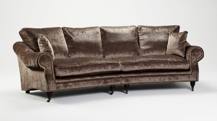 Sofa 4 miejsce do siedzenia XXL Kanapa Siedziba Podkładka Sofy Kanapy Salon Design Big