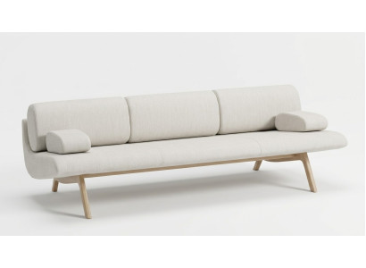Designerska sofa 3 miejsce do siedzenia Sofa Podkładka Sofy Designerska sofa Nowa Siedziba trzyosobowa Drewno