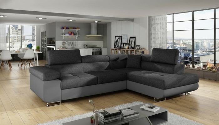 Narożnik Materiał Narożnikowa kanapa Sofa w kształcie litery L Couch Design Couch Podkładka Włókienniczy Modern Włókienniczy