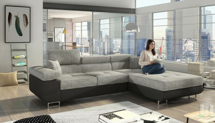 Narożnikowa kanapa L-shape Żywy krajobraz Designer Sofa Couch Podkładka Siedziba Ustawić Włókienniczy