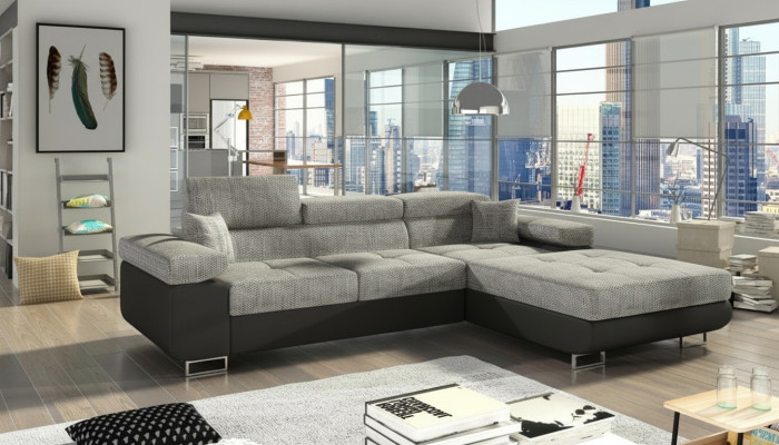 Narożnikowa kanapa L-shape Żywy krajobraz Designer Sofa Couch Podkładka Siedziba Ustawić Włókienniczy