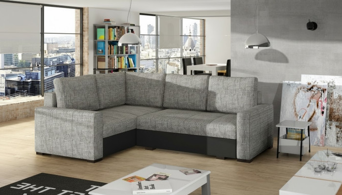 Narożnikowa kanapa Sofa w kształcie litery L Podkładka Narożne sofy Żywy krajobraz Skórzana sofa Meble Materiał