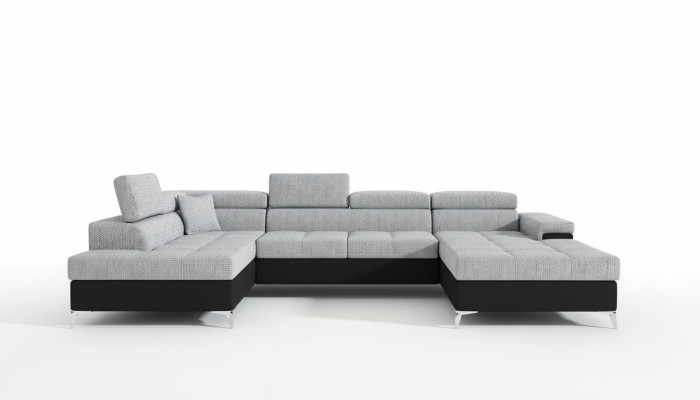 Materiał Kształt U Couch Żywy krajobraz Narożnikowa kanapa Ustawić Design Modern Sofa Modern New