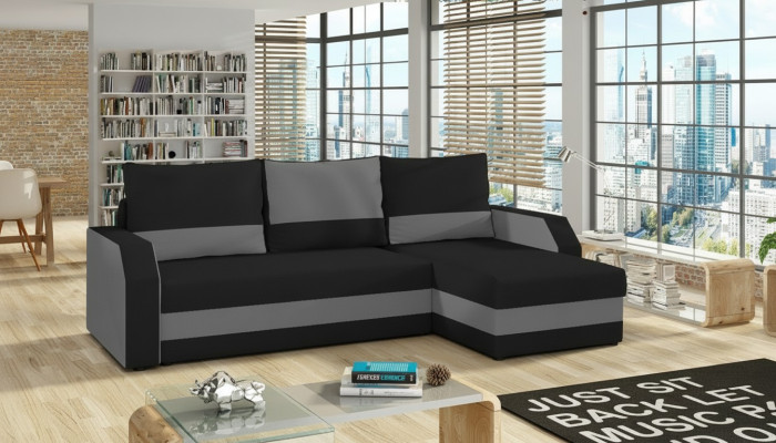 Materiałowa kanapa w kształcie litery L Żywy krajobraz Narożnikowa kanapa Ustawić Modern Design Sofa Couches