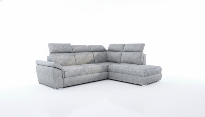 Materiał Narożnikowa kanapa Sofa w kształcie litery L Podkładka Modern Włókienniczy Funkcja łóżka new
