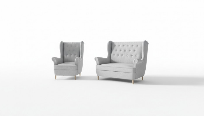 Chesterfield Couch Podkładka 2+1 miejsce do siedzenia Meble tapicerowane Couches Zestaw sofowy Sofy