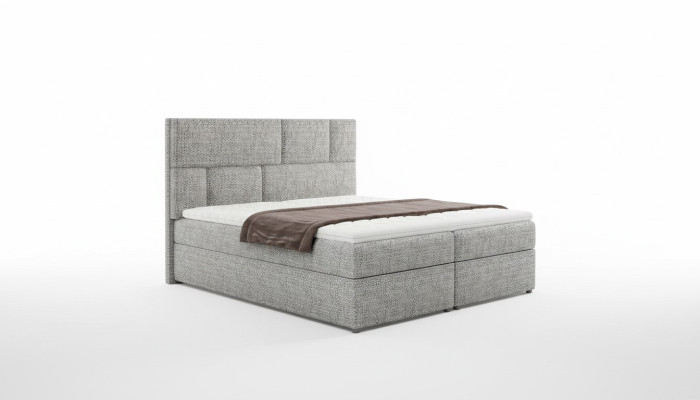 Luksusowe designerskie łóżko tapicerowane Łóżko designerskie łóżko ze sprężyną Włókienniczą 180x200