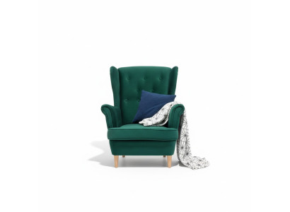Lounge Ears Fotel Club Designer Meble Telewizor Sofa Krzesło Aksamit Podkładka Siedziba Nowość