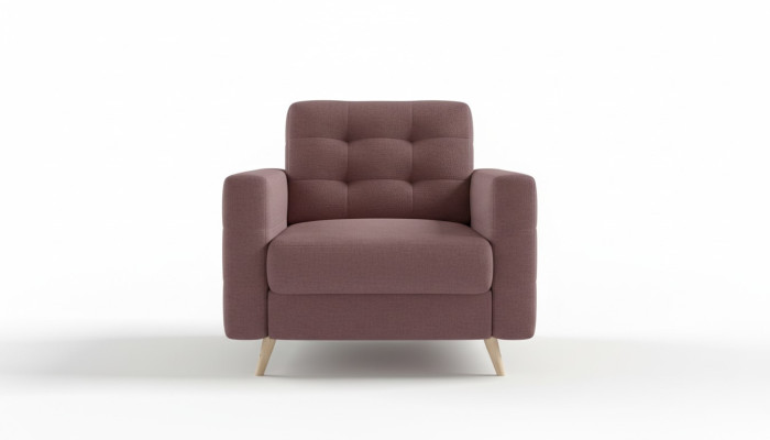 Fotel Designer Krzesło Podkładka Relaks Materiał Włókienniczy Lounge New Telewizja 1 miejsce siedzące