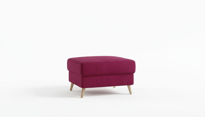 Stołek Pufa Sofa Podkładka Bok Stołek Podnóżek Ottoman Stołek Meblowy Różowy