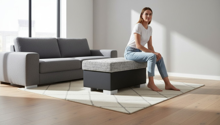 Stołek Pufa Sofa Podkładka Bok Stołek Podnóżek Ottoman Stołek Meblowy
