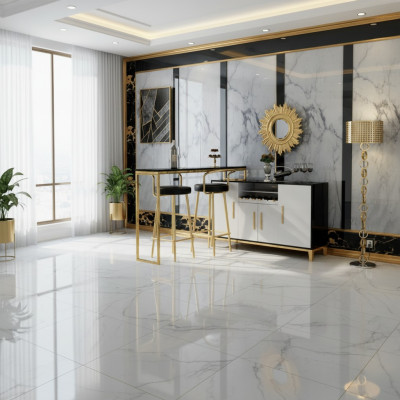 Luxury Stal nierdzewna Szkło House Bar 4 szt. Ustawić stół barowy 2x hokery Szafa