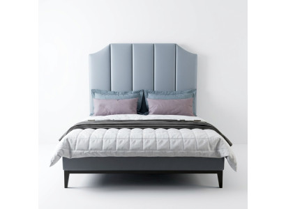 Łóżko Podkładka Design Luksusowe podwójne łóżko hotelowe Sleep Pokój Skóra 180x200cm