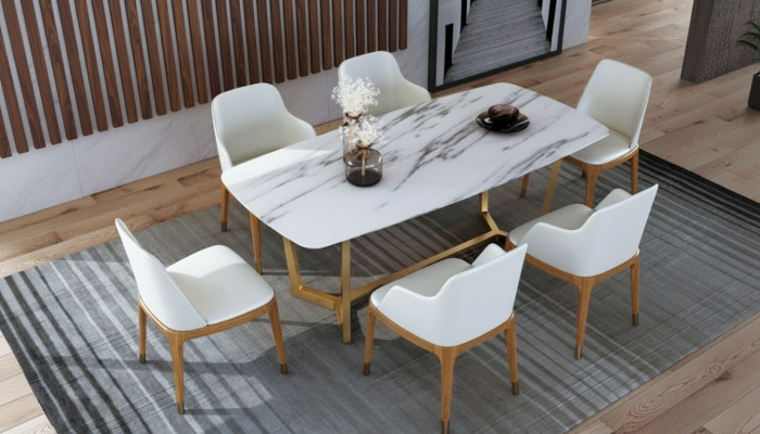 Luksusowy designerski stal nierdzewna Metalowy stół do jadalni stoły Living Pokój 160x90cm