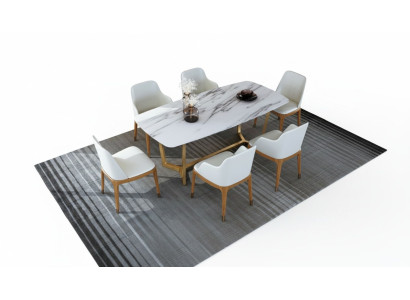 Luksusowy designerski stal nierdzewna Metalowy stół do jadalni stoły Living Pokój 160x90cm