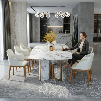 Stół obiadowy stoły do ​​jadalni stoły Tabela office design Stół konferencyjny