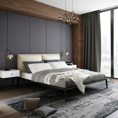 Luksusowa Sypialnia Łóżko Decor Podkładka Design Luksusowe podwójne łóżko hotelowe