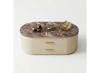 Design stolik kawowy Imitacja marmuru i kamienia Living Coffee Sofa Tabela Side
