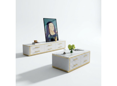Stal bezpieczny stolik kawowy Designer Tabela Stal nierdzewna stoły boczne