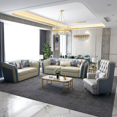 Designerska kanapa Podkładka Siedziba Ustawić Sofa Obcios 3+2+1 miejsce do siedzenia Zestaw sofowy