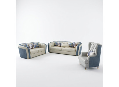 Designerska kanapa Podkładka Siedziba Ustawić Sofa Obcios 3+2+1 miejsce do siedzenia Zestaw sofowy