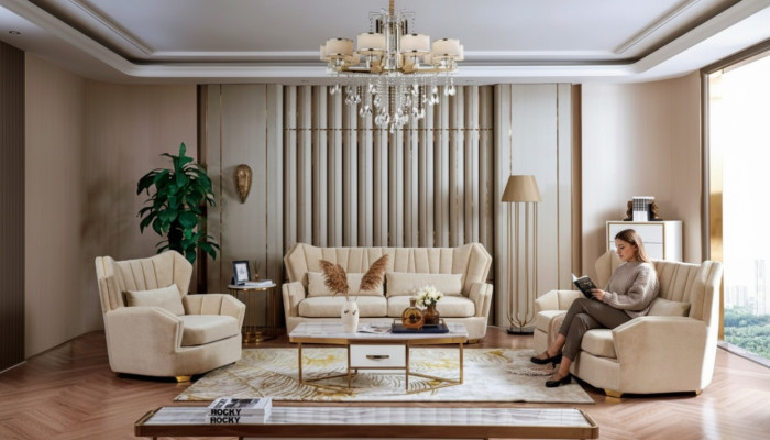 Sofa Kanapa Ustawić Siedziba Podkładka Kompletny Zestaw 3+2+1 Sofy Dekoracyjne Designer