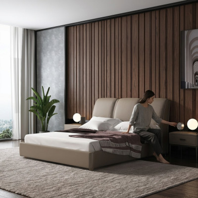 Designerskie Włoskie Meble Łóżko Do Sypialni Dwuosobowej 180x200cm Nowość