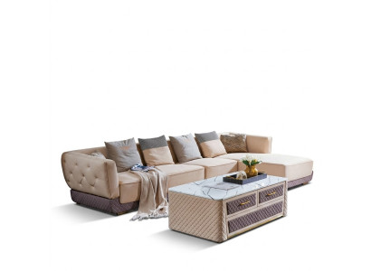 Narożnik kanapa Sofa Kanapa Podkładka Narożnik Siedziba Żywy krajobraz Ustawić L Form Meble