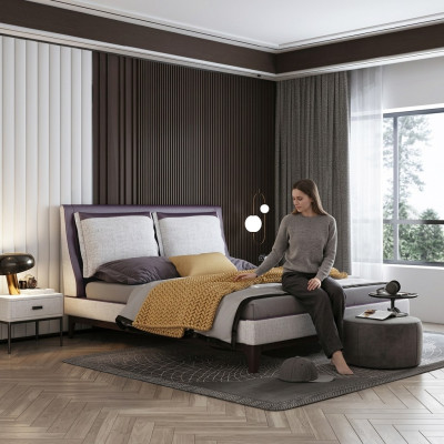 Designerskie włoskie Meble Łóżko do sypialni dwuosobowej 180x200cm