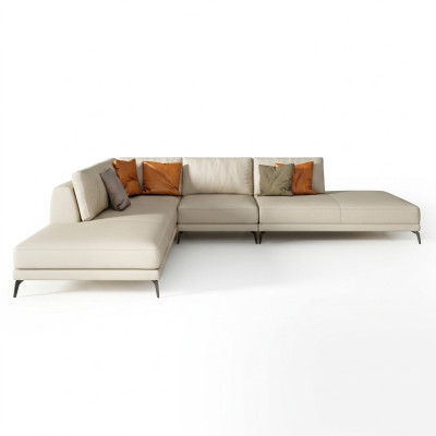 Narożnikowa kanapa Podkładka Ustawić Żywy krajobraz Decor L Shape Designer Sofa Couch