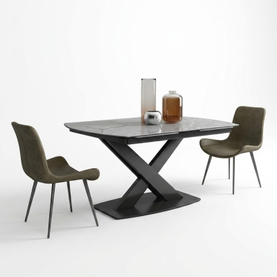 Design jadalnia Grupa Tabela + 2 Krzesła Siedziba Podkładka Ustawić stoły Lehn