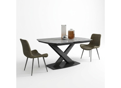 Design jadalnia Grupa Tabela + 2 Krzesła Siedziba Podkładka Ustawić stoły Lehn