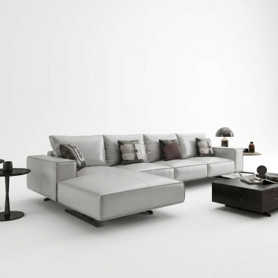 Narożnikowa kanapa Podkładka Ustawić Żywy krajobraz Designerska sofa w kształcie litery L. Sofy kanapowe