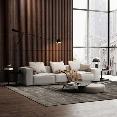 Sofa 4 miejsce do siedzenia Duża XXL Kanapa Sofy Kanapy Design Salon Czteroosobowy