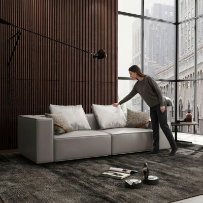 Design Sofa 3 miejsce do siedzenia Salon Sofa Kanapy Podkładka Sofy Nowa XXL