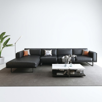 Narożnikowa kanapa Podkładka Ustawić Decor Żywy krajobraz Designerska sofa w kształcie litery L