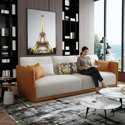 Wysokiej klasy designerskie meble do salonu Meble 4 miejsce do siedzenia Couch Duża sofa XXL