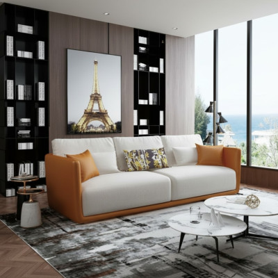 Wysokiej klasy designerskie meble do salonu Meble 4 miejsce do siedzenia Couch Duża sofa XXL