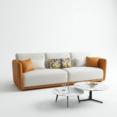 Wysokiej klasy designerskie meble do salonu Meble 4 miejsce do siedzenia Couch Duża sofa XXL