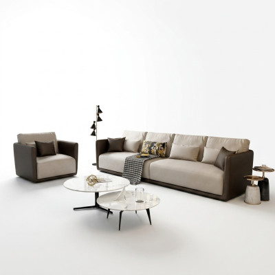 Kompletny zestaw Zestaw sofowy 4+1 Siedziba Couch Tabela Design Żywy krajobraz