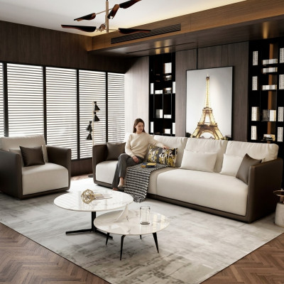 Kompletny zestaw Zestaw sofowy 4+1 Siedziba Couch Tabela Deko Design Żywy krajobraz