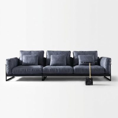 Sofa 4 miejsce do siedzenia Duża XXL Kanapa Sofy Kanapy Salon Design Big