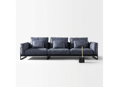 Sofa 4 miejsce do siedzenia Duża XXL Kanapa Sofy Kanapy Salon Design Big